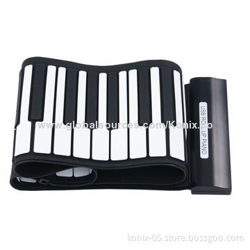 Best Gift for Children Portable USB Hand Roll Up Pianos